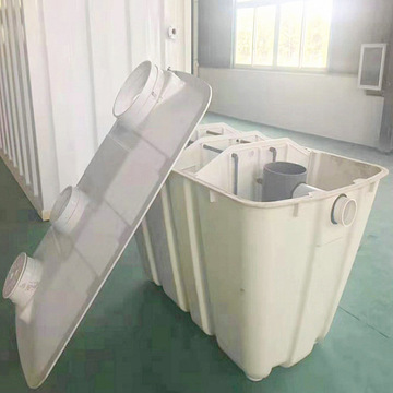 污水净化槽生活污水处理净化槽设备三格模压玻璃钢净化槽