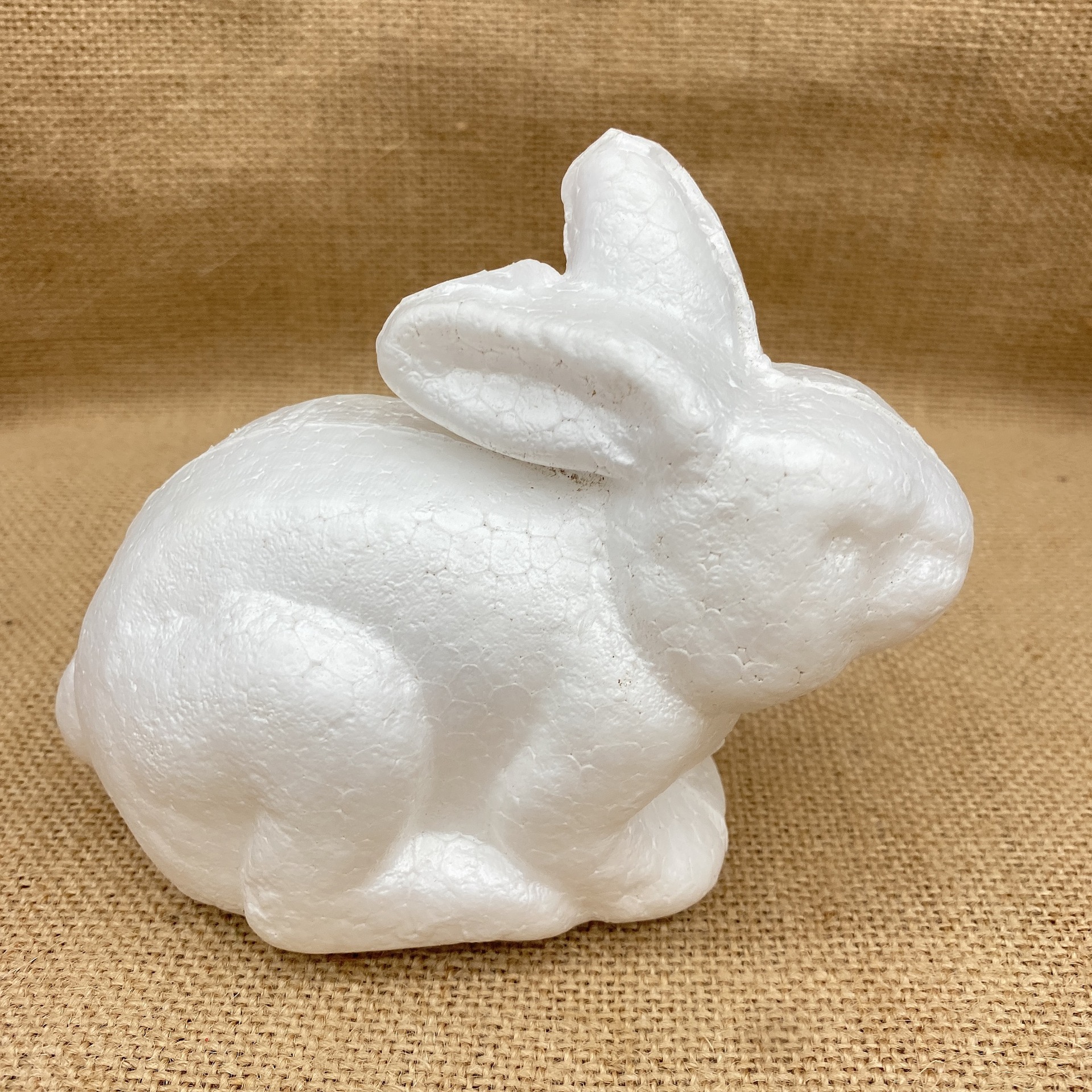 泡沫兔子 保丽龙复活节兔15cm 礼品装饰 手工diy 复活节装饰