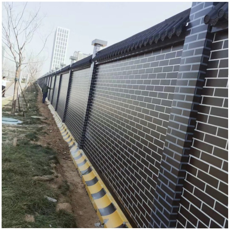济宁市政围挡道路施工围挡建筑围挡复合板围挡复古夹芯板围挡
