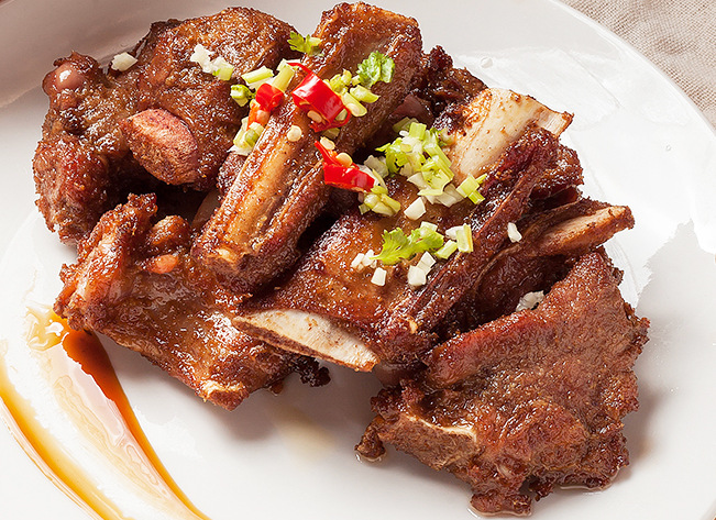 天麟速冻调制黑椒牛仔骨500g烤肉中西餐煎炒点心腌制餐料配送