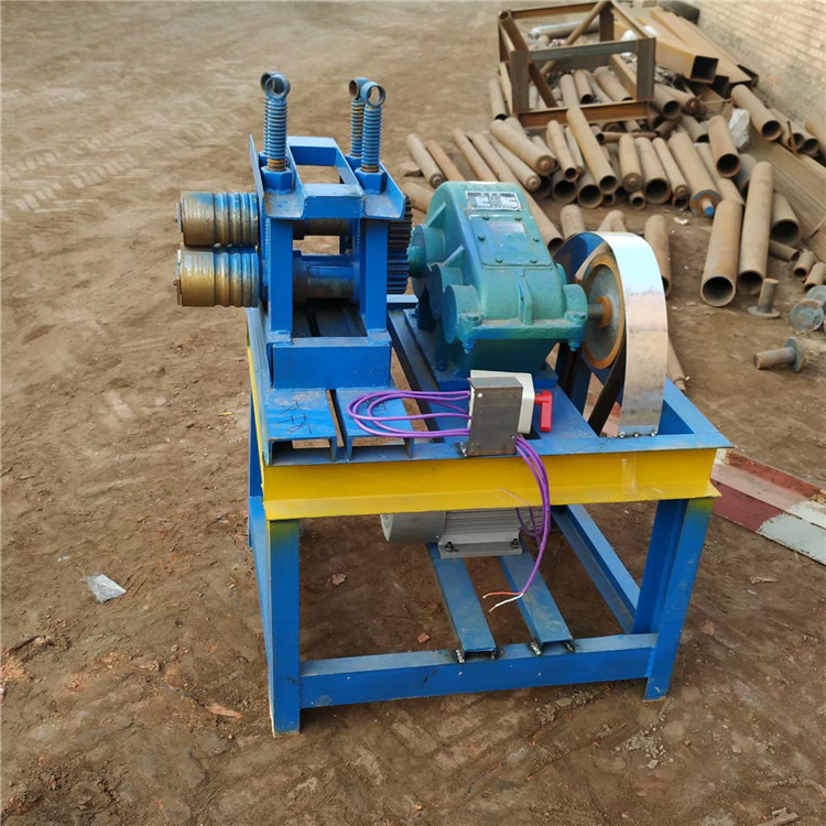 厂家定做 扁铁滚圆机小型铁丝打圈机 螺纹钢弯弧机电动钢筋卷圆机