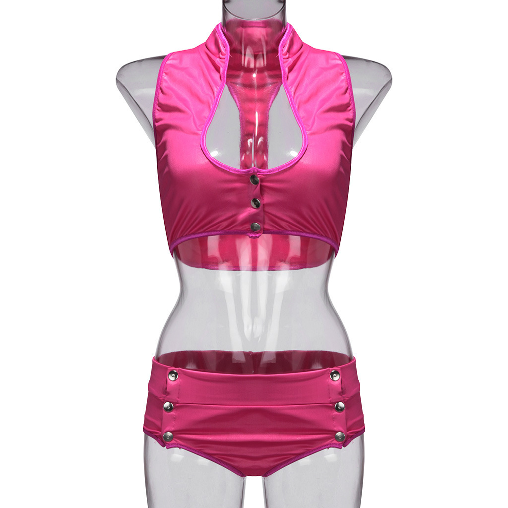 2色分码外贸情趣内衣女钢管舞表演服情趣套装游戏服夜店ds服