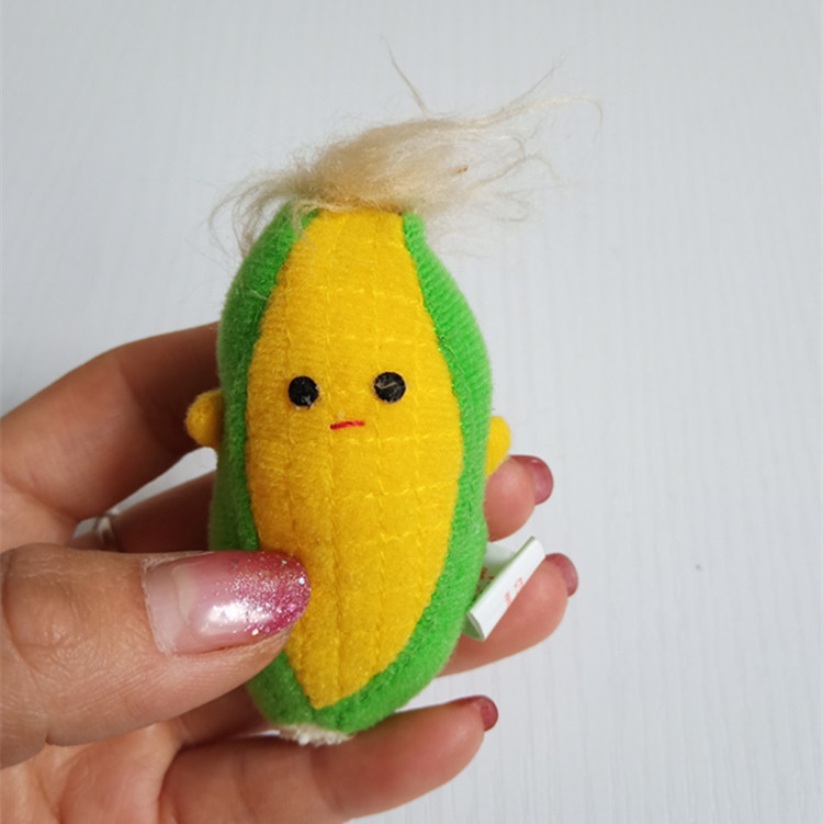 厂家来图来样重工玉米棒子毛绒玩具批发仿真玉米苞谷抱枕包包挂件
