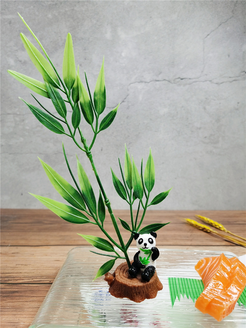 酒店创意意境菜品 冷菜盘饰餐饮刺身摆盘装饰寿司点缀小摆件