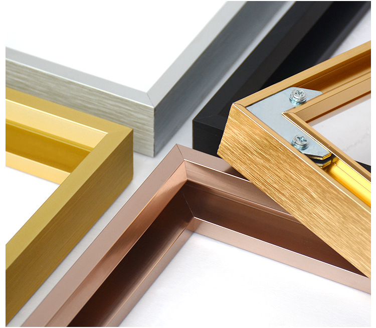 鑫英华铝合金相框型材线条批发海报框电梯广告框装饰画框厂家直销