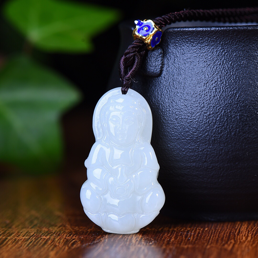 观音吊坠男款玉
