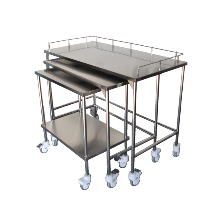 不锈钢升降手术托盘车 美容医院手术室器械台车单臂双臂托盘架车