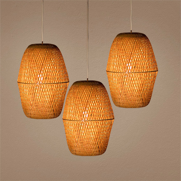 厂家直销手工双层竹编灯罩灯笼创意吊灯灯罩客厅卧室灯罩餐厅灯罩