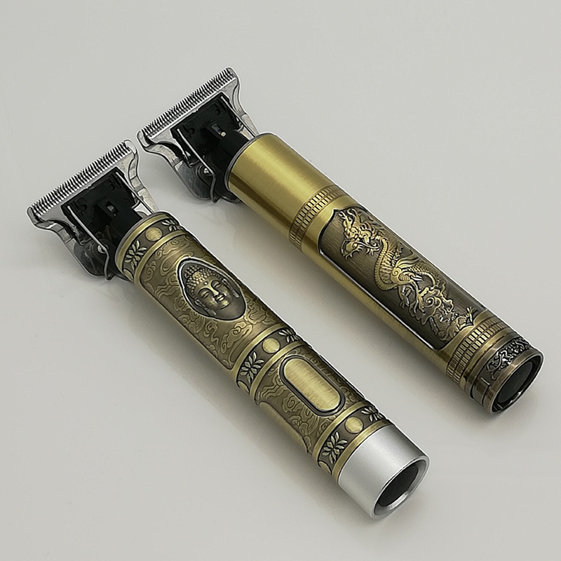 科美1974雕刻电推剪理发器油头充电式理发刀发廊专用推佛款龙凤款