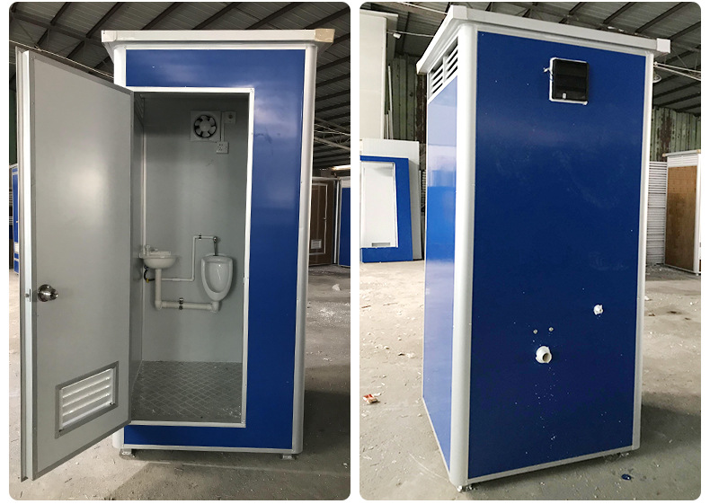 彩钢小便器厕所公园工地临时小便器多规格可定制移动厕所现货批发-阿