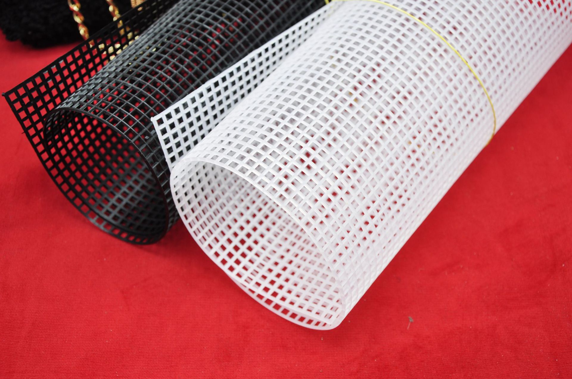 布条编织钩包用 dly塑料网格网片手工网片网格厂家直销大量批发塑