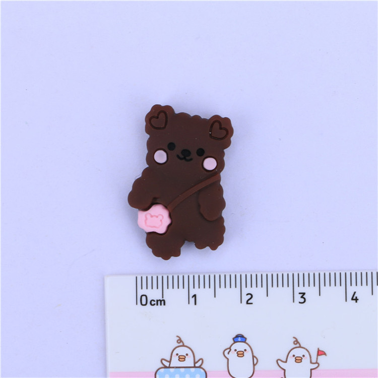 Cream Glue Epoxy Homemade Phone Case Material Package Resin Accessories Decoration Bear Rabbit Material Package Barrettes