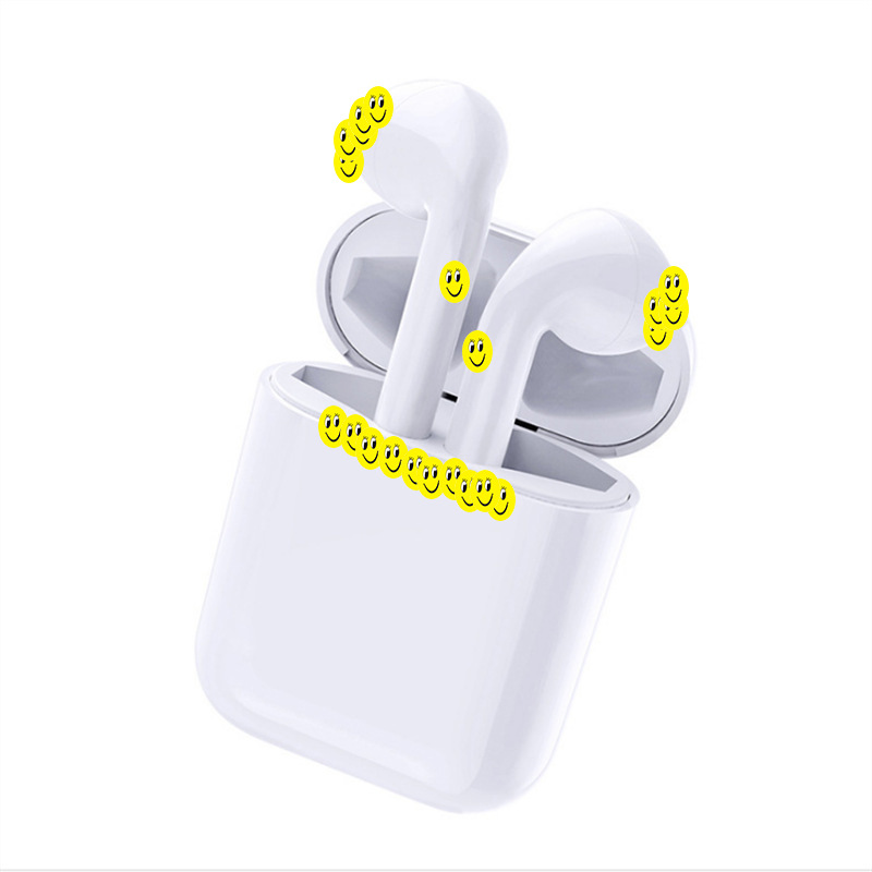 i12蓝牙耳机 杰里耳塞式触摸支持siri三代无线双耳tws5.0蓝牙耳机