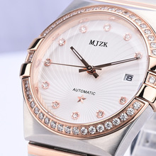 MJZK手表厂家全自动女士手表不锈钢材质女款机械表源头厂家加工批