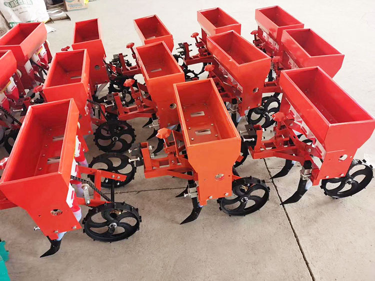 小型玉米播种机 2/3行小麦,大豆播种机 手推操作简单