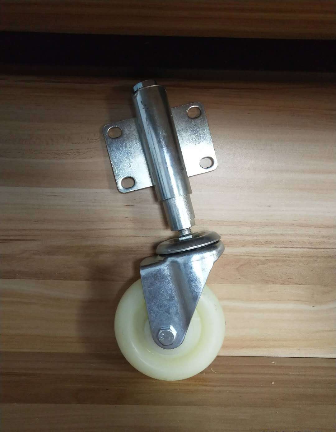 3寸4寸5寸大门弹簧脚轻型型转向定向刹车万向轮厂家