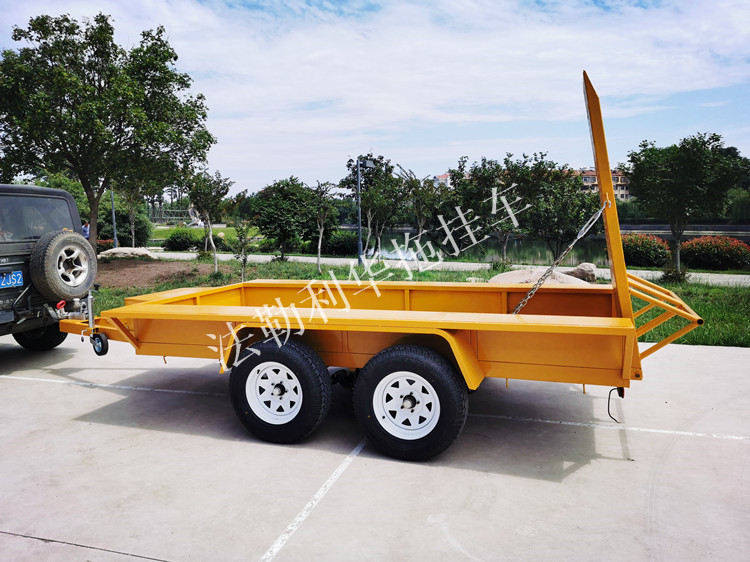 厂家供应工程救援用挂车 suv后置小型挂车 牵引平板车拖车车斗