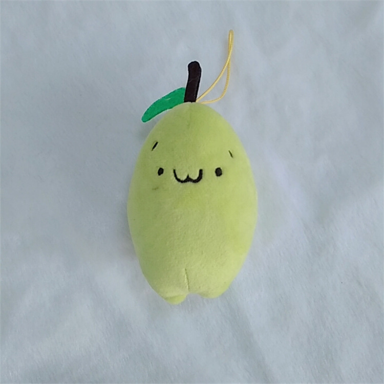厂家定制定做毛绒玩具 创意玩偶 可爱儿童生日礼物 吊饰梨公仔