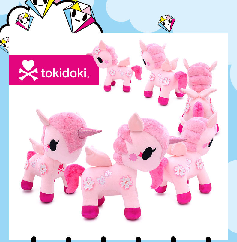 长亿新品正版授权tokidoki独角兽系列创意搞怪毛绒玩偶厂家直销
