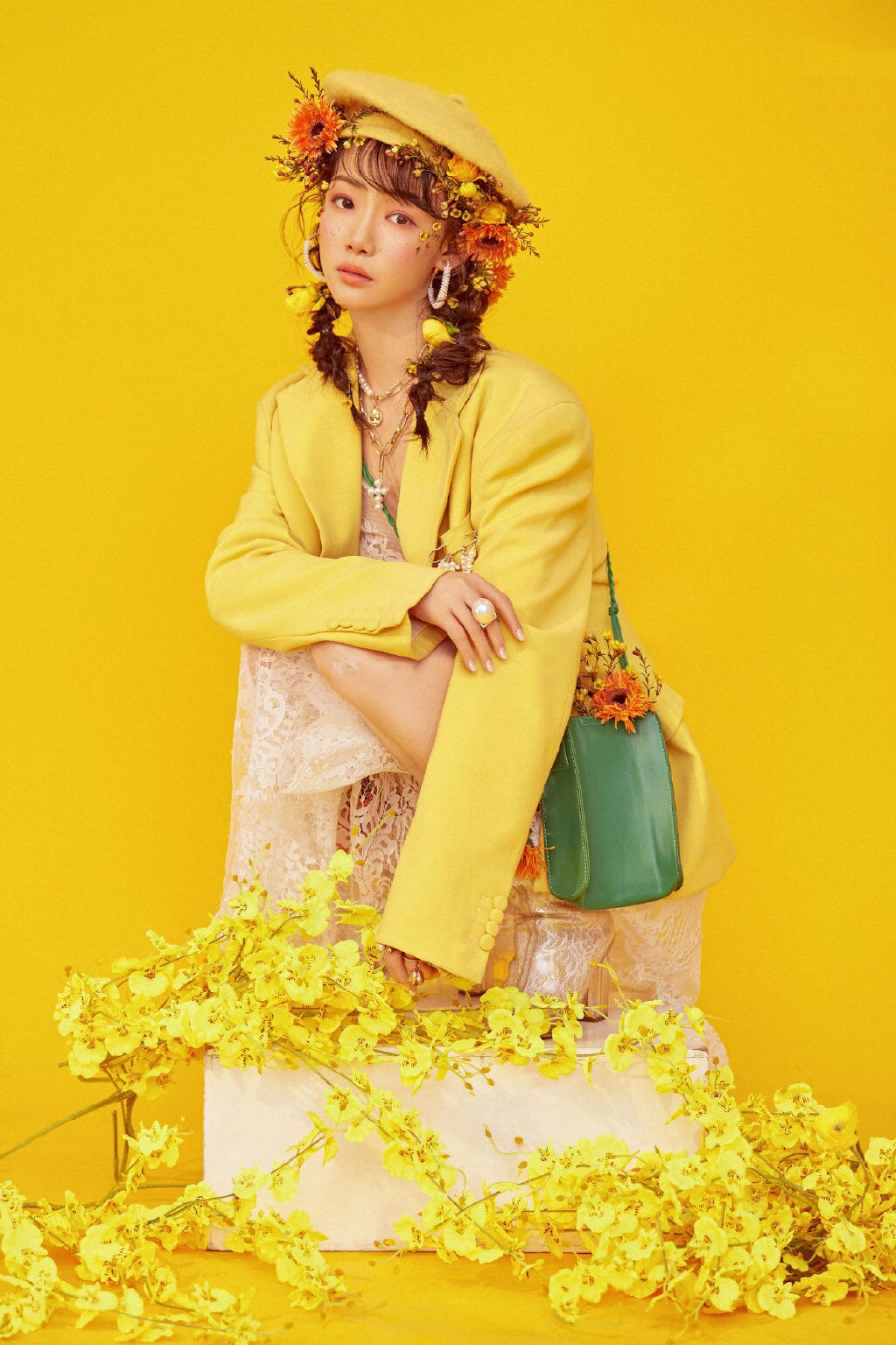 2020新款影楼艺术照主题个人写真摄影服装日系小清新女生拍照衣服