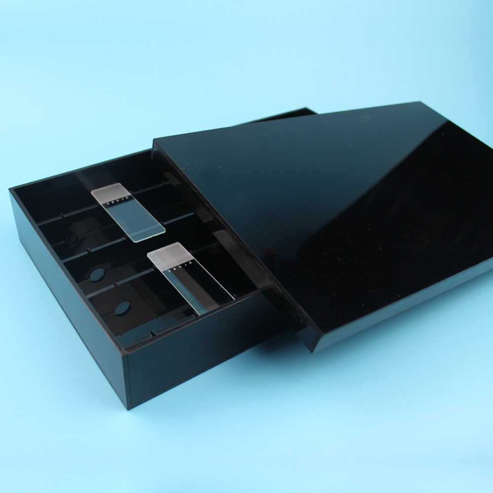 免疫组化湿盒载玻片保湿盒有机玻璃湿盒10片20片透明避光孵育盒