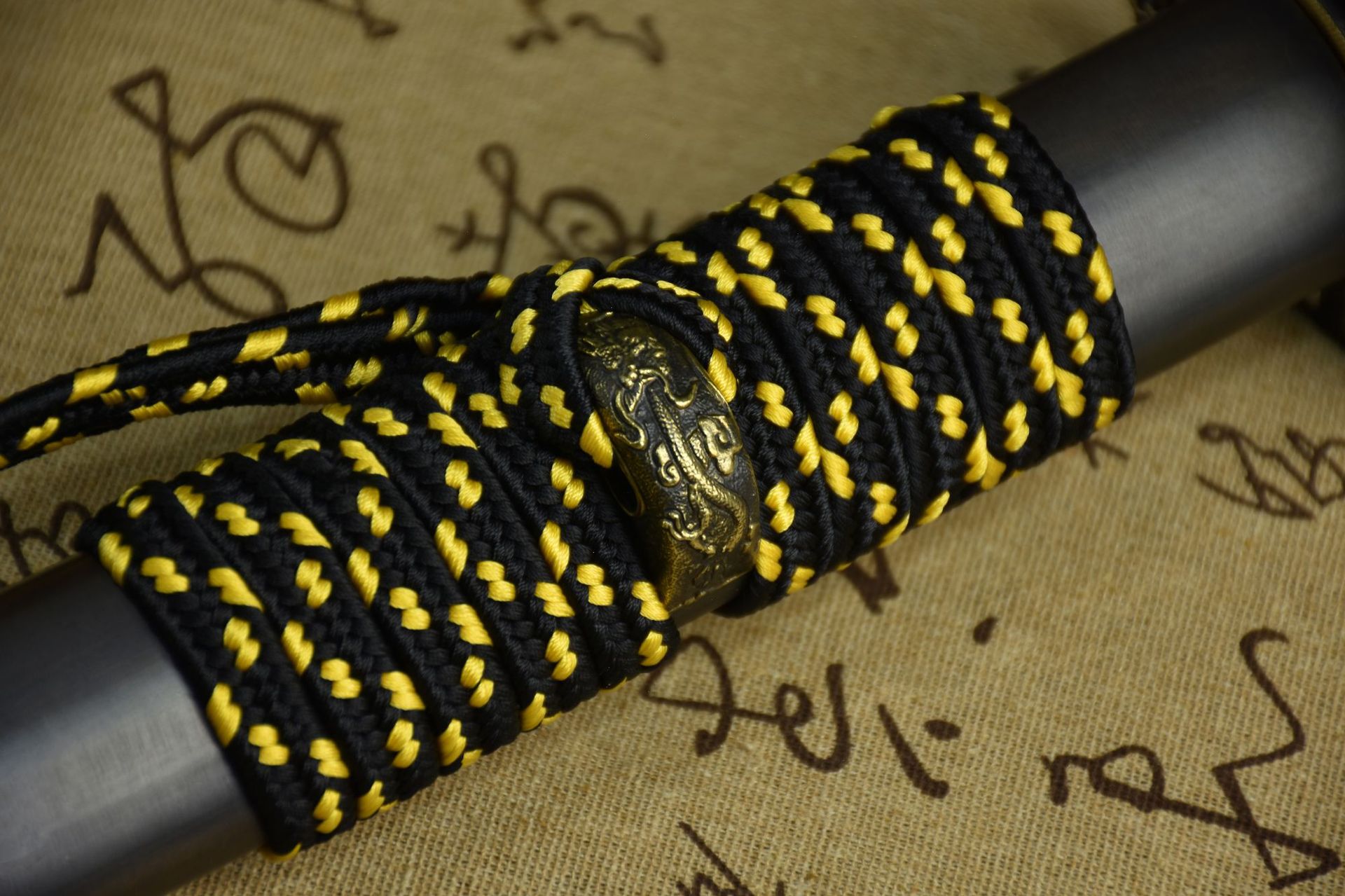 龙泉市刀剑t10烧刃日式刀具防身硬剑宝剑手工包铜一体长剑未开刃