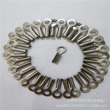 厂家专业生产不锈钢钢丝绳接线端子 铁质接线端子 钢丝绳冲压端子