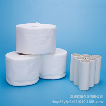 厂家批发白色纸筒白卡纸管一次性洗脸巾内芯纸管定可制圆筒包装筒