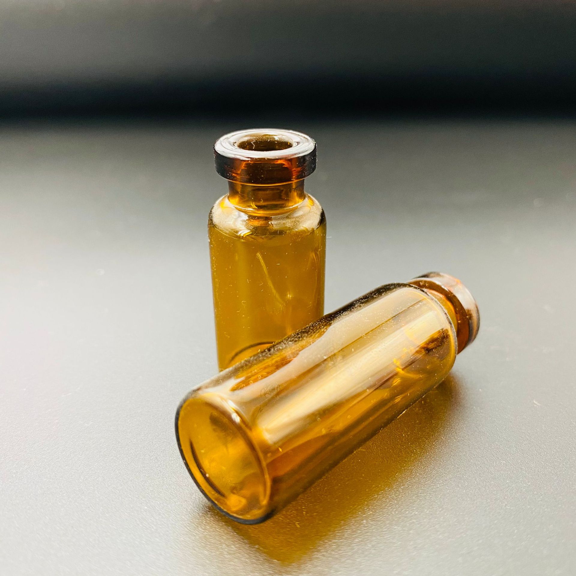 茶色管制瓶10ml茶色西林瓶7ml7毫升微型茶色西林瓶管制瓶平口