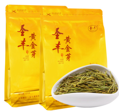 2022新茶圣丰黄金芽雨前茶一级简易袋装250g原产地绿茶叶