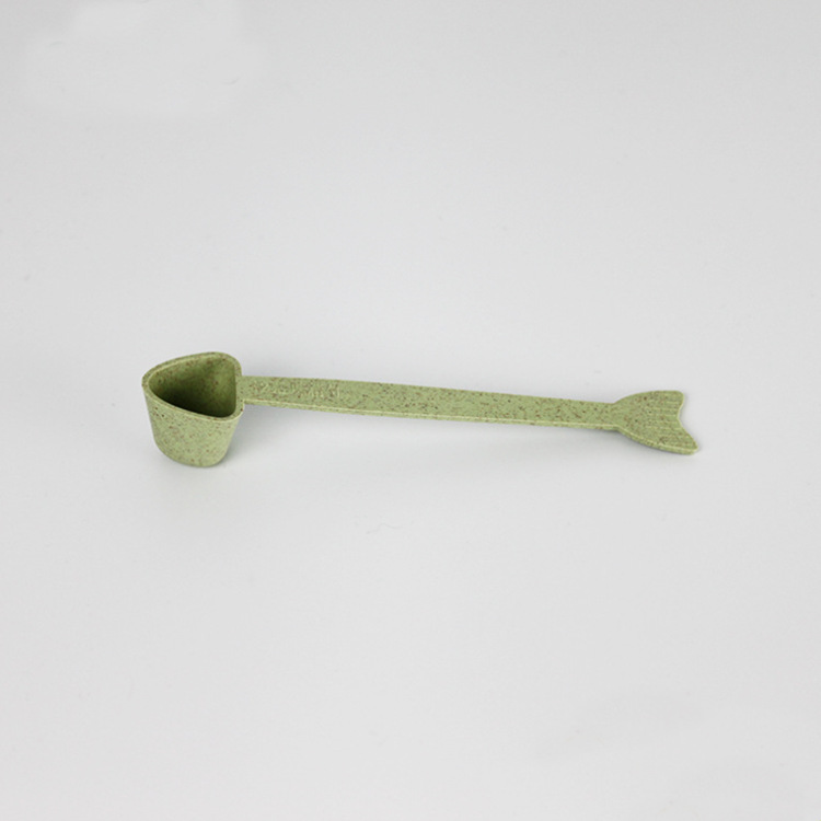 2g定量限盐勺 2克小麦秸秆控盐勺 量勺 奶粉果粉勺 塑料药匙药勺