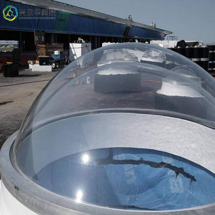 四川遂宁/内江透明pc采光罩球形半圆透明弧形单双层采光罩抗冲击