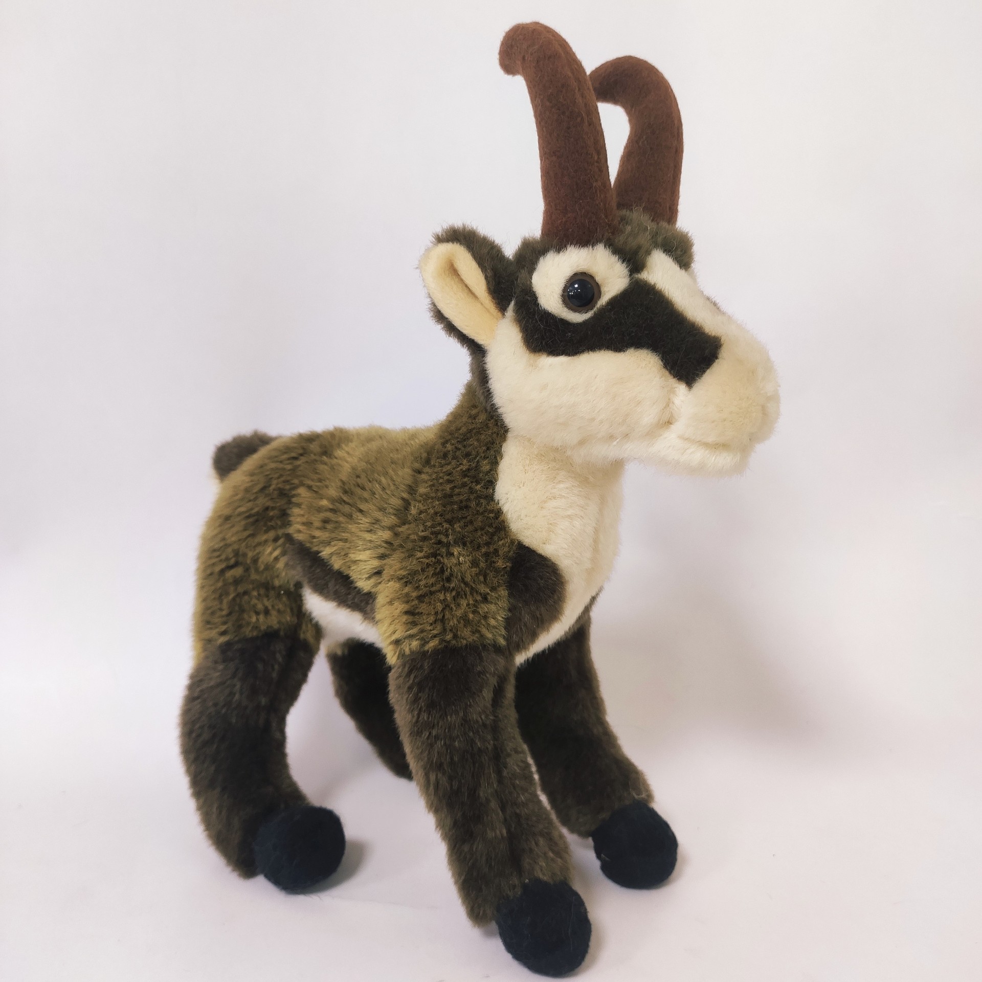 茂林玩具厂家直销毛绒动物山羊仿真毛绒公仔贴牌加工定制羊玩偶
