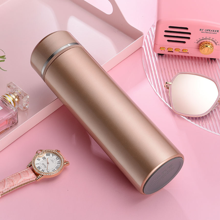 susui素水商务保温杯男女茶杯316不锈钢杯子简约便携学生水杯