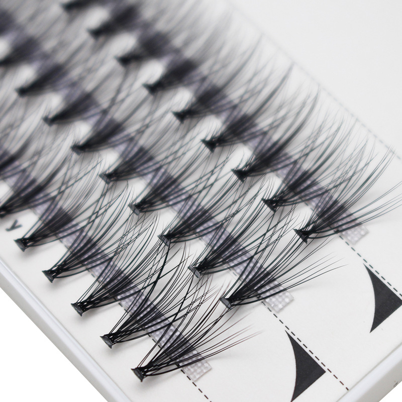 Dingsen Grafting Eyelash Weaving Cross 0.07 Hot Melt Individual False Eyelash 20p10p8-15mm Large Quantity Can Be Fixed Paper Card