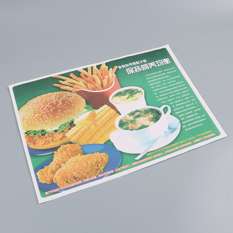 Disposable Egg Tart Box Hamburger Box Fries Box Fried Chicken Box Anti-Oil Paper Chicken Roll Paper Chicken Pieces Chicken Popcorn Box