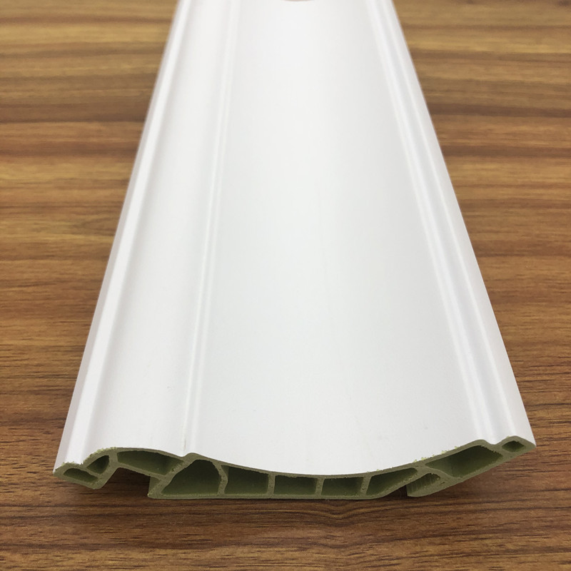 厂家直销竹木纤维100顶角线集成墙板天花吊顶pvc阴角线墙角收边线