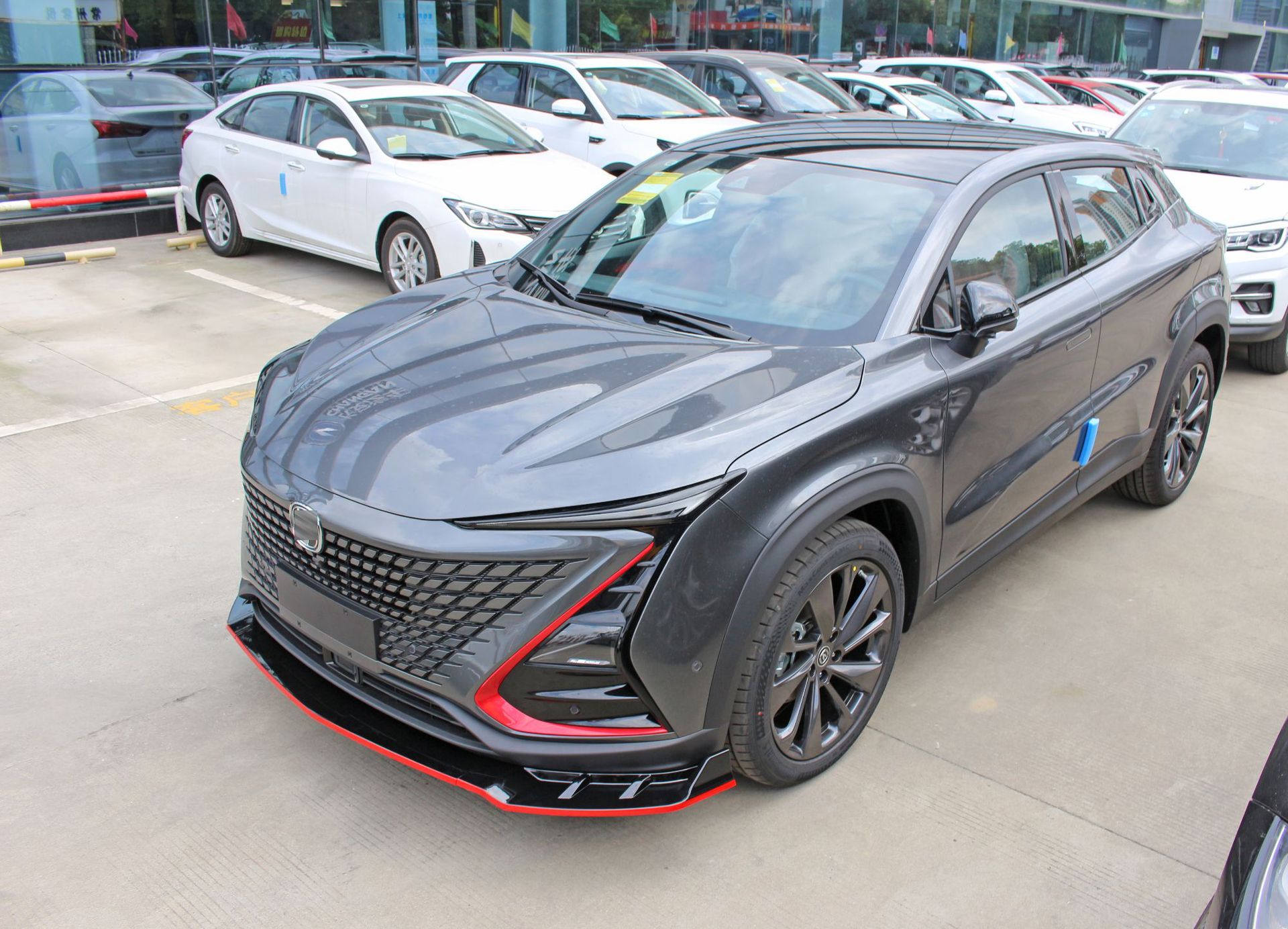 适用于20-22款长安uni-t改装前铲獠牙款改装前唇小包围保险杠包角