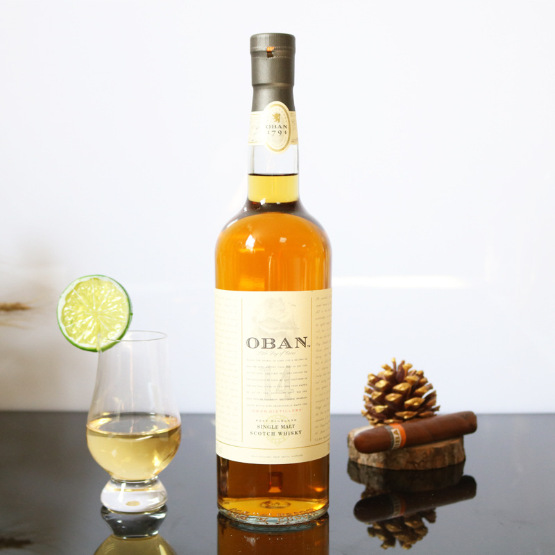 洋酒 欧本14年单一麦芽威士忌oban 14 years single malt纯麦43%