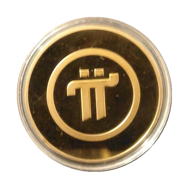 新款供应虚拟派币pi纪念币挖矿代币定制金属π币数字币批发比特币