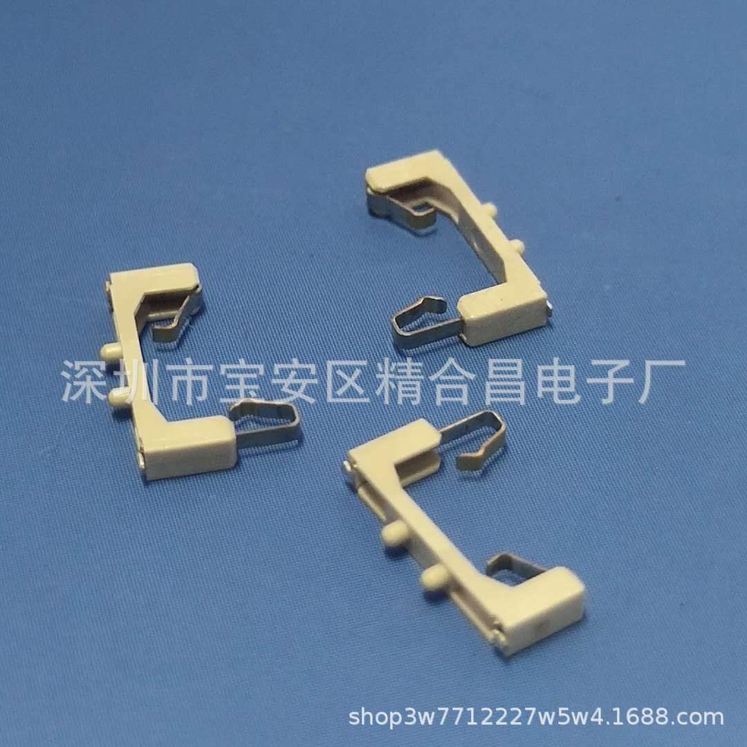 蓝牙耳机充电仓充电弹片3代2pu型充电弹片长短脚白色胶芯