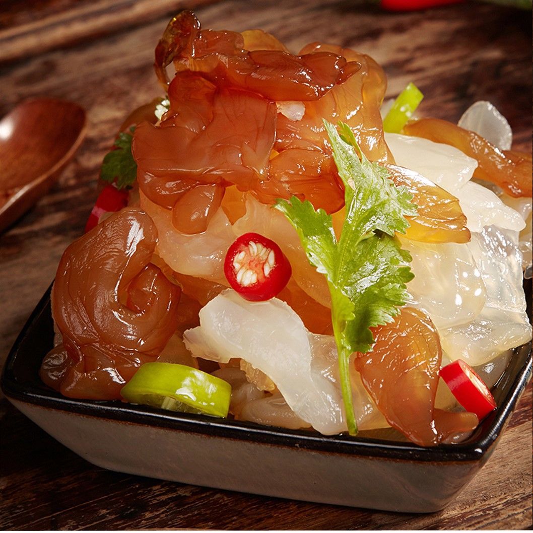 5斤桶装包邮野生海蜇头 红海蜇头 非即食凉拌菜 红头海蜇