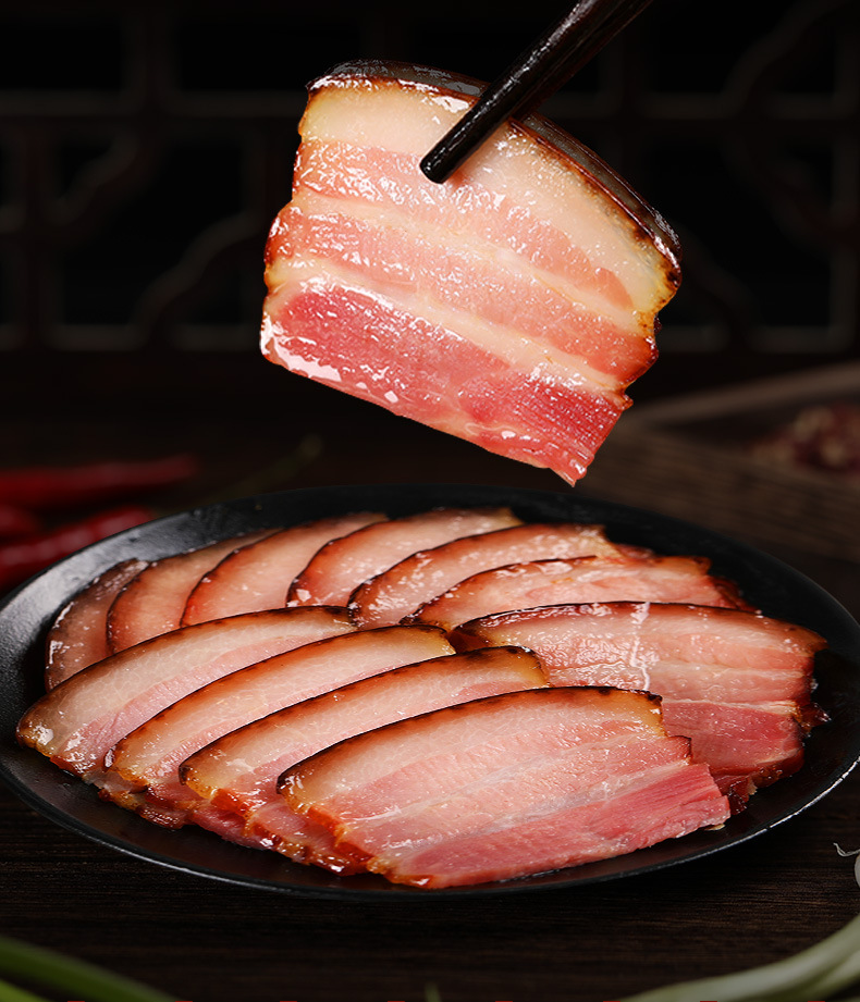 四川特产烟熏腊肉五花腊肉后腿腊肉农家烟熏老腊肉一件代发批发