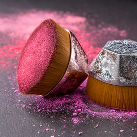 55号魔术刷无痕粉底刷六边形单支菱形化妆刷六角刷元宝刷毛质浓密