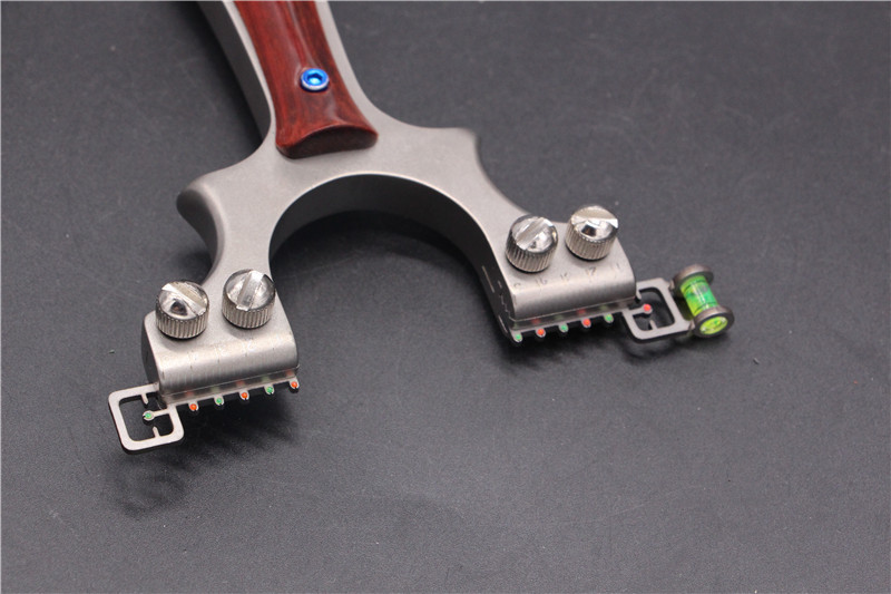 新款雷神扁皮弹弓304线切割实木贴片免绑快压夹片大撑头星神弹弓