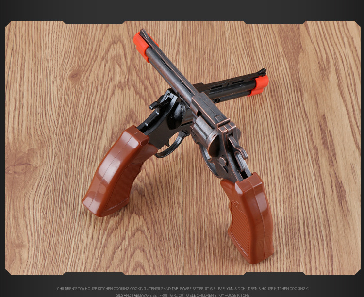 全金属砸炮枪左轮手抢锌合金玩具枪子炮枪火炮枪火柴炮子枪纸炮枪
