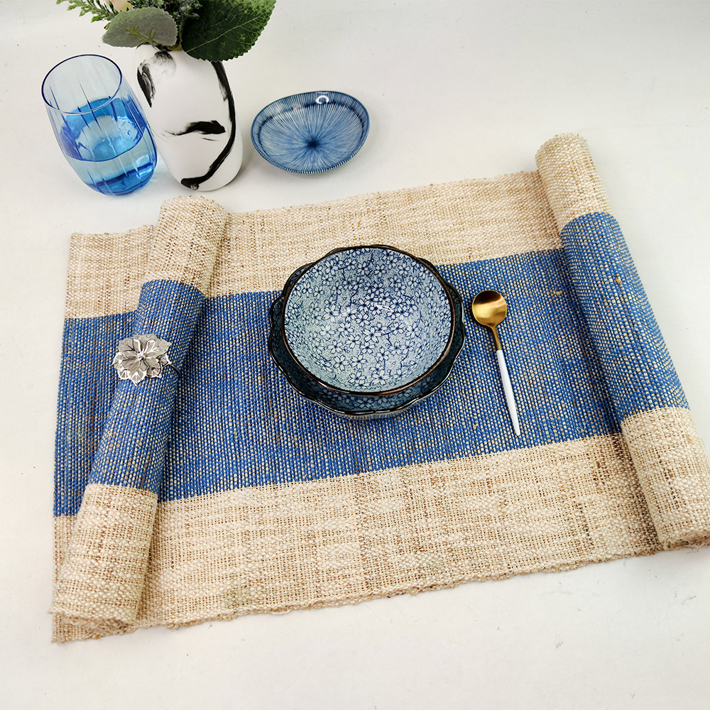 手织夏布天然素材原生态手工纺织苎麻面料 茶道茶席桌旗麻帘子diy