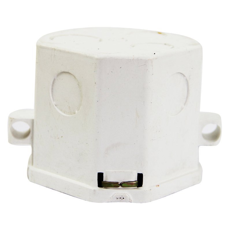 优质pvc八角盒中穿筋全六分八角灯盒电线底盒塑料线盒