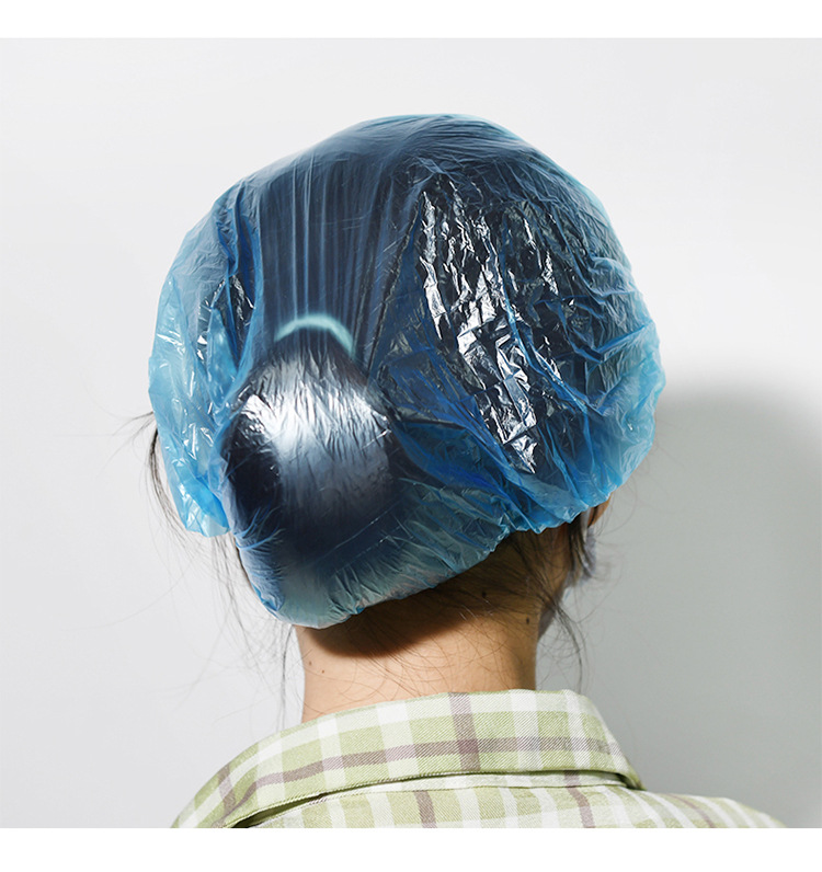 一次性浴帽塑料女防水洗澡帽子酒店家用美容院发膜焗油帽染发头套