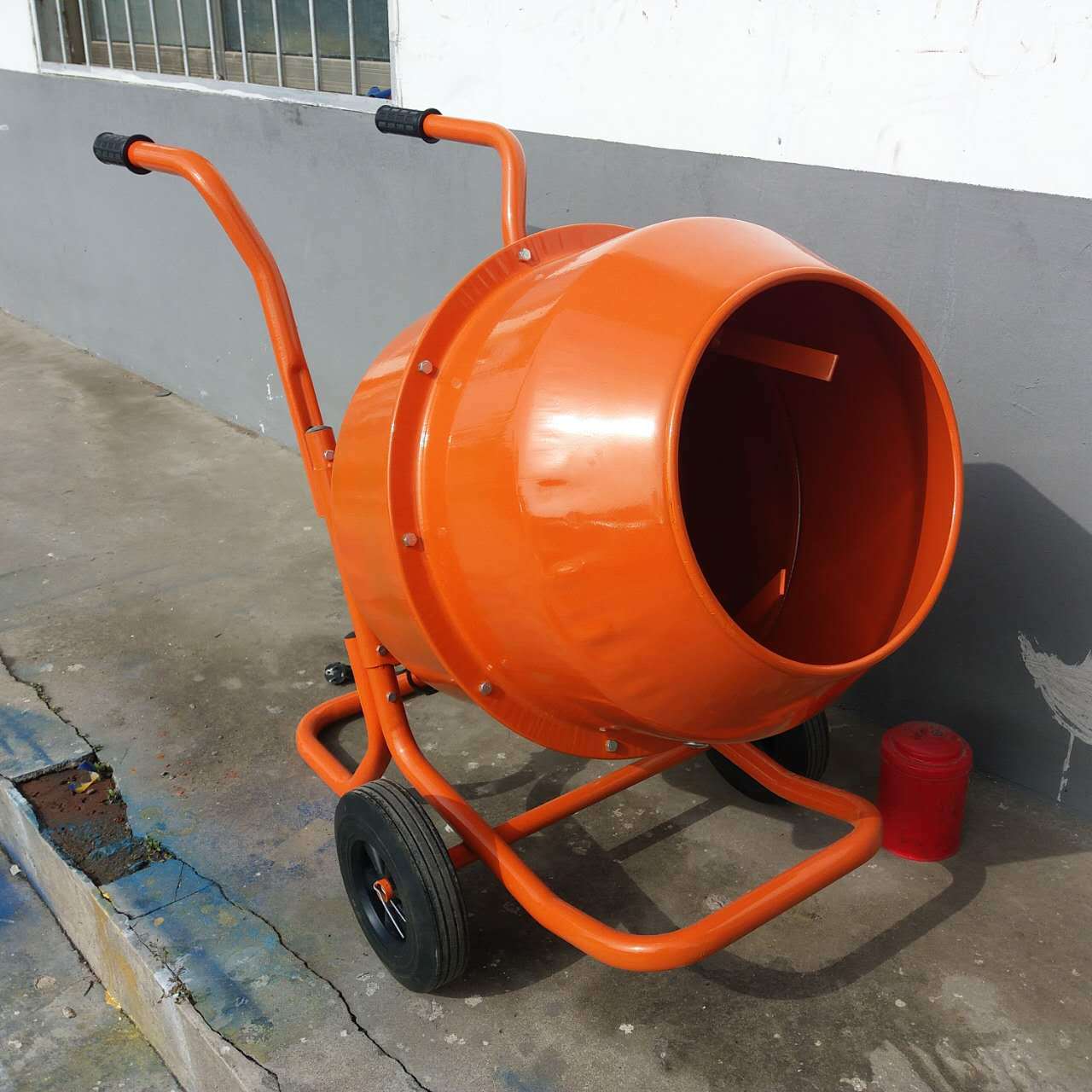 小型手推式砂浆搅拌机 手推式小型水泥混凝土搅拌机 图片